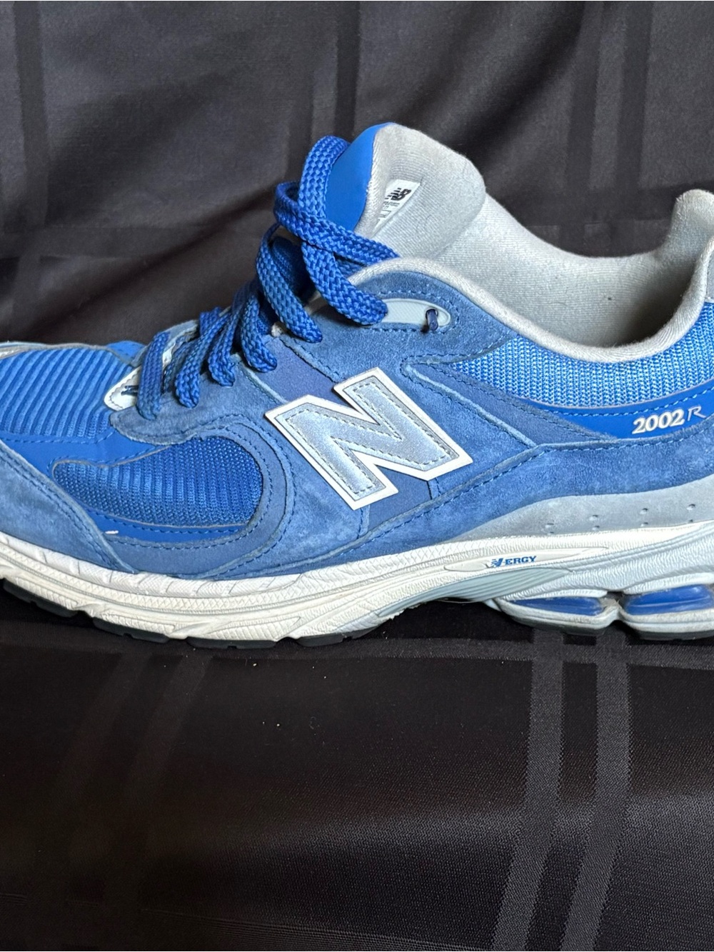 New Balance 2002R "Cobalt Blue/Gray Suede Low Top Shoes M2002RHU Size:12D Mens